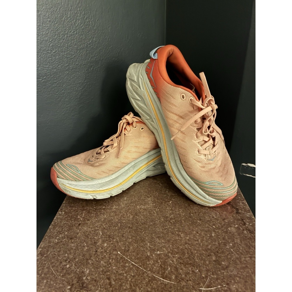 Hoka One One Bondi X Women's Running Shoes Camellia Peach Parfait Size 8